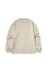 Print Long-sleeved T-shirt-Khaki
